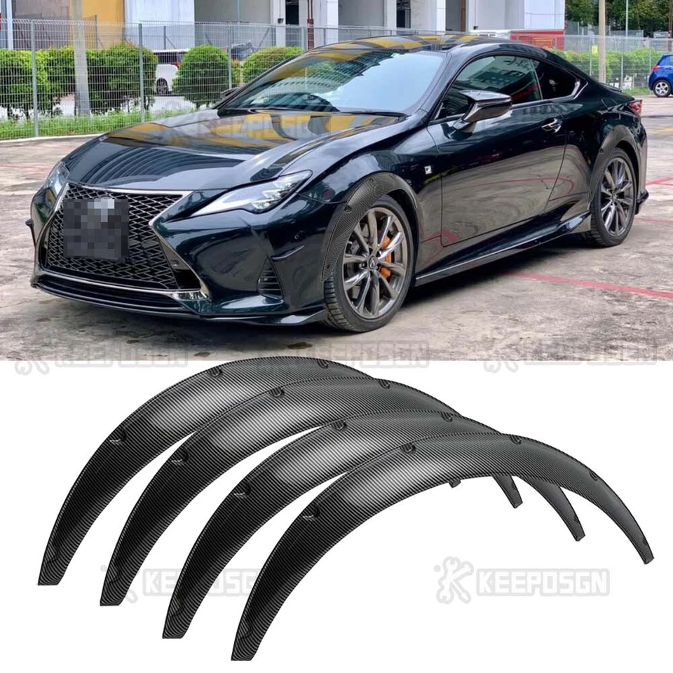 4x Kits de carrocería extra ancha para arco de rueda de 3,5" para Lexus RC300 RC350 RC F Foto 1 de 4
