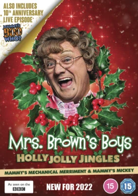 Mrs Brown's Boys: Holly Jolly Jingles DVD (2022) Brendan O'Carroll, Kellett - Image 1 of 2