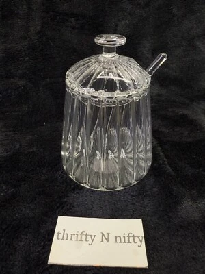 Azúcarero de vidrio soplado a mano/ornatado Foto 1 de 4