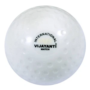 Match Hockey Ball WHITE Dimple smooth Field Club school training balls outdoor - Picture 1 of 3
