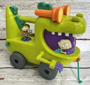 RARE 1998 RUGRATS REPTAR WAGON Stamper Activity Case Large Pull Toy *Read - Picture 1 of 17