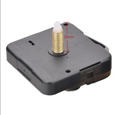 Quartz Wall Clock Movement Mechanism DIY Repair Parts 22mm Spindle + Long Hands