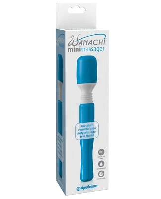 Wanachi Blue Multi Speed Waterproof Mini Wand Massager by Pipedream Products - image 1 of 3