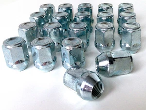 Set of 20 x M14 x 1.5, 21mm Hex, taper wheel nuts lugs bolts - Picture 1 of 3