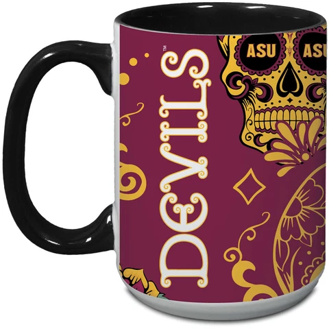 Arizona State Sun Devils 15oz. Java Dia de los Muertos Mug Cover