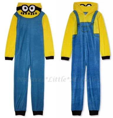 Pijama Minion Talla 6-7, 8 Niños Una Pieza Traje Unión Halloween Disfraz Niñas Nuevo con Etiquetas Foto 1 de 4