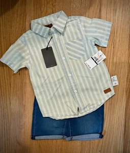 7 for all mankind toddler shorts set size 2T BNWT - Retailed for $45! - Picture 1 of 5