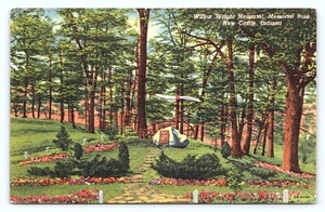 New Castle Indiana IN Wilbur Wright Memorial Aviation 1930s Linen Postcard C24 - Picture 1 of 2