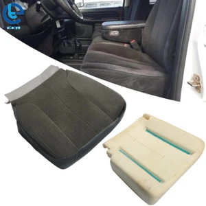 For 2002-04 2005 Dodge Ram 1500 2500 Front Driver Bottom Seat Cover+Foam Cushion - Foto 1 di 22