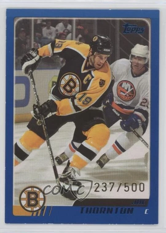 2003-04 Topps Blue /500 Joe Thornton #1 HOF - Image 1 of 2