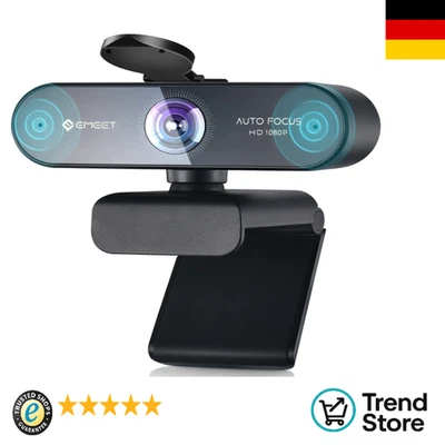 Autofokus Full HD Webcam | 96° Weitwinkel | 2 Mikrofone - Bild 1 von 4