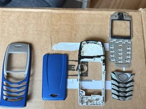 Original Nokia 6100 komplett Cover | Akkudeckel | Tastatur in Dark Blue Blau NEU - Bild 1 von 1