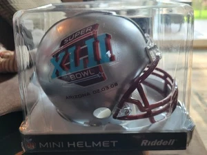 Superbowl XLII Patriots vs Giants Mini Helm Neu in OVP - Bild 1 von 2