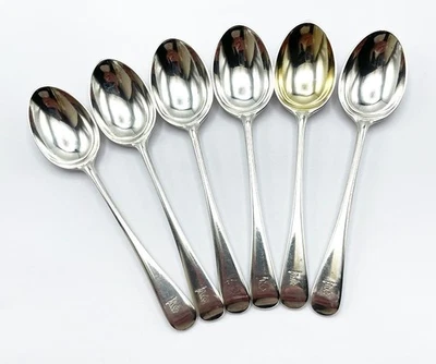 CUCHARADITAS DE PLATA DE PROCEDENCIA REAL 1918 CASA DE HARÉN PRINCESA MARÍA CON CRESTA Foto 1 de 4