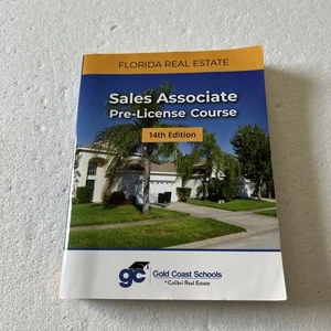 Florida Real Estate Sales Associate Pre-License Course 14th Edition Gold Coast - Imagen 1 de 14