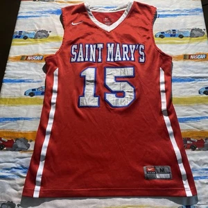 Camiseta deportiva de baloncesto vintage Saint Mary’s College Gaels SMC Nike #15 - mediana - Imagen 1 de 8