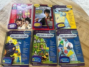 LeapFrog Quantum Leap Pad Bücher & Patronen Menge 6 Lernen - Bild 1 von 4