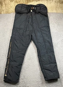 RefrigiWear Overall Herren Super (45' Taille) schwarz Arbeitskleidung Schneemobil hergestellt in den USA - Bild 1 von 15