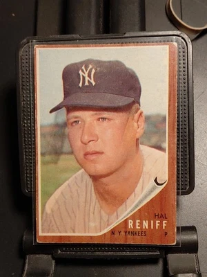 1962 Topps - Hal Reniff #159 (RC) New York Yankees  - Image 1 of 4