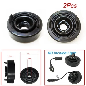 80MM Car Headlight Dust Cover Cap Installation Soft Rubber Waterproof New - Picture 1 of 12