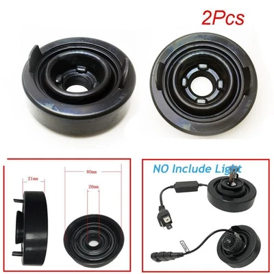 80MM Car Headlight Dust Cover Cap Installation Soft Rubber Waterproof New - Image 1 of 4