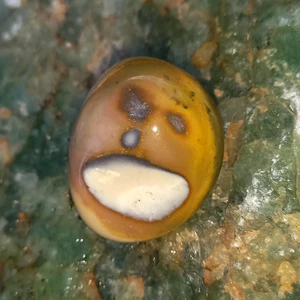 Divertido jaspe amarillo mookait paintstone piedra pictórica n.º G1 cambio jaspe mostaza - Imagen 1 de 3