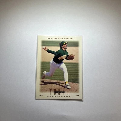1996 Upper Deck - Young at Heart Dennis Eckersley #101 - Image 1 of 2