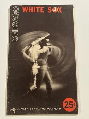 1966 CHICAGO White Sox WASHINGTON Senators Program COMISKEY PARK Agee PIERCE - Image 1 of 4