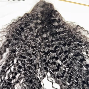 28” 13x6 Lace Front Human Hair Deep wave ,beautiful Full Wig . - Picture 1 of 9
