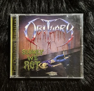 Obituary Slowly We Rot Death Metal CD Roadrunner 1998 Reissue Remastered Club - Imagen 1 de 7