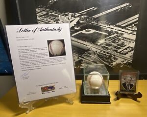 VIN SCULLY AUTOGRAPHED BASEBALL WITH PSA LETTER OF AUTHENTICITY
