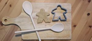 Cortador de galletas Meeple. Divertido juego de mesa temático geek hornear regalo - Imagen 1 de 2
