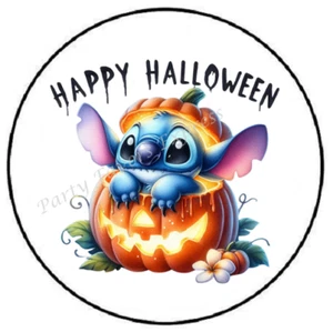 HAPPY HALLOWEEN ENVELOPE SEALS LABELS STICKERS PARTY FAVORS - Picture 1 of 2