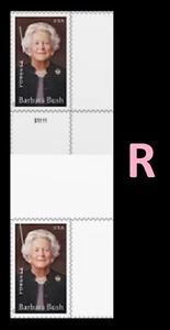 US 6029 Barbara Bush F Horz Dachrinnenplatte Paar R MNH 2025 - Bild 1 von 1