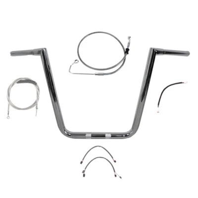 Kit de barra pesada Twin Peaks 2016-2017 Harley Softail Fatboy 1 1/4" cromo 16" con ABS Foto 1 de 2