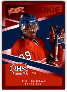 2010-11 Upper Deck Victory Red P.K. Subban Rookie #228 Montreal Canadiens
