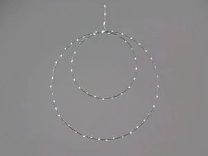 Hänger Kreis mit LED Licht   Ø 40cm Silber - Bild 1 von 1