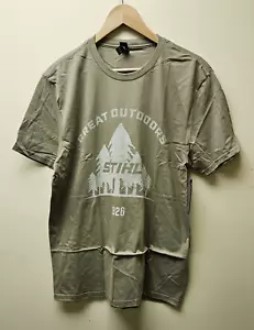 Offizielles STIHL Great Outdoors olivgrünes T-Shirt - Größen M, L & XL verfügbar - Bild 1 von 3