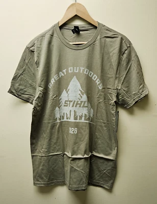 Camiseta Oficial STIHL Great Outdoors Verde Oliva - Tallas M, L y XL Disponibles Foto 1 de 3