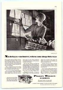 1929 PIGGLY WIGGLY Grocery Food Store Art Décor Ephemera 20's Print Ad - Picture 1 of 1