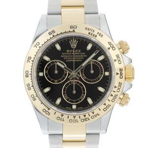 ROLEX Cosmograph Daytona 116503 Black Two-tone Warranty 2017 Box/Paper - Picture 1 of 24
