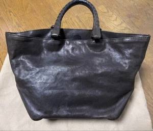 Bottega Veneta Tote bag Dark brown Leather No accessories - Picture 1 of 13