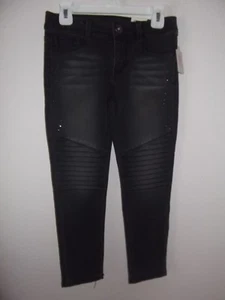 S.O. - GIRLS - JEGGING - HIGH RISE - ANKLE - BLACK WASH - SIZE 7 (AC-27-412) - Picture 1 of 3