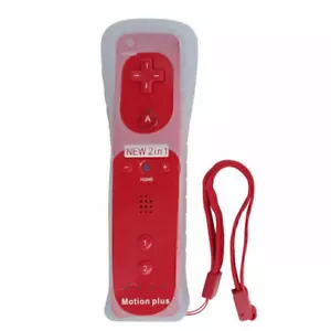 Built In Motion Plus Remote Controller For Nintendo Wii & Wii U Wiimote Nunchuck - Picture 1 of 17