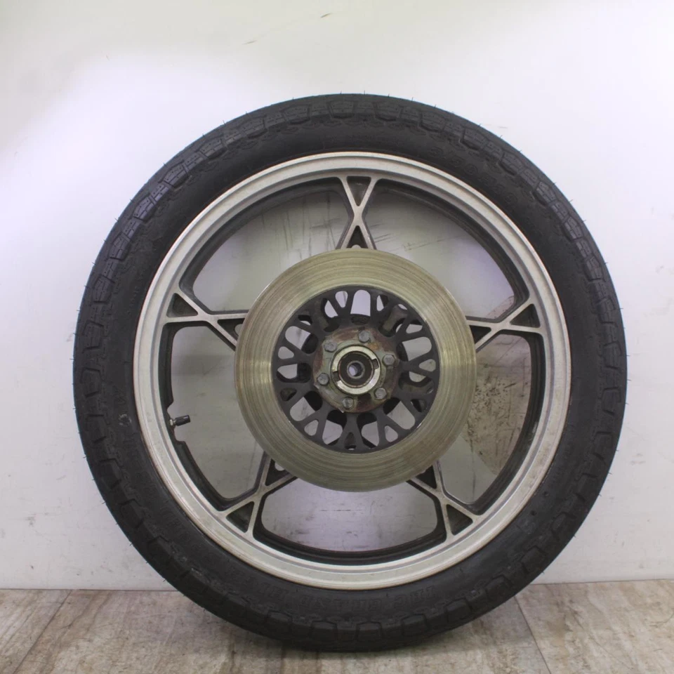 Conjunto de rueda delantera Suzuki GS450L 1980 con disco de freno/rotor 19 x 1,85 Foto 1 de 4