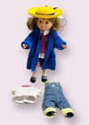 Madeline Doll Friend DANIELLE 8" & Coat & Hat & Additional Outfit Learning Curve