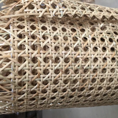 New 1 Roll 40*50/100cm  Natural Cane Sheet Webbing Rattan Material Weave Repair - Image 1 of 4