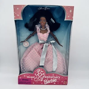 1997 Barbie Special Edition Walmart 35th Anniversary African American Doll 17616 - Picture 1 of 3