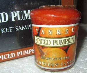 LOT OF 6 Yankee Candle Retired "SPICED PUMPKIN" Food~ Sampler Votives ~RARE ~NEW - Picture 1 of 1