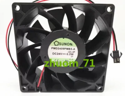 1PC SUNON 9038 PMD2409PMB3-A 24V6.0W inverter cooling fan - Image 1 of 3